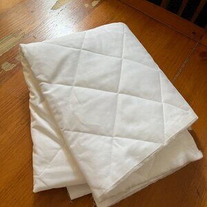 White Quilted Fabric - 60in x 49in
